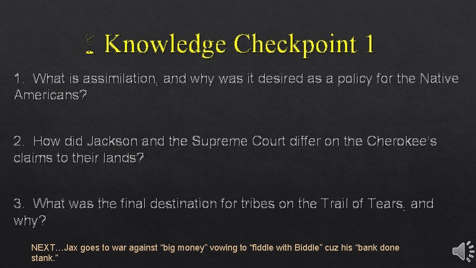 w. Knowledge Checkpoint 1 1. What is assimilation, and why was it desired as