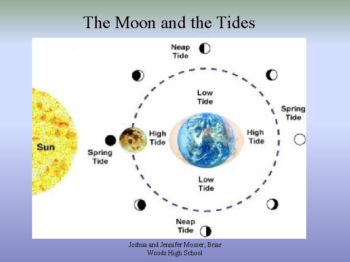 The Moon and the Tides Joshua and Jennifer Mosser, Briar Woods High School 