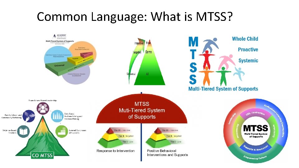 Common Language: What is MTSS? 
