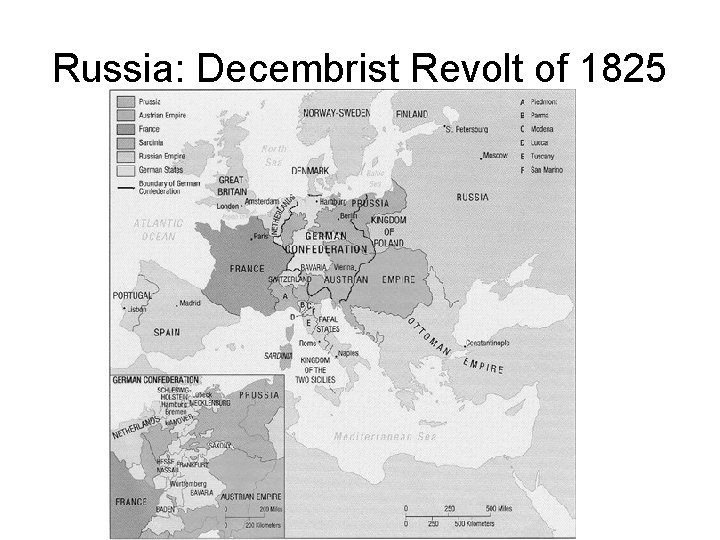Russia: Decembrist Revolt of 1825 