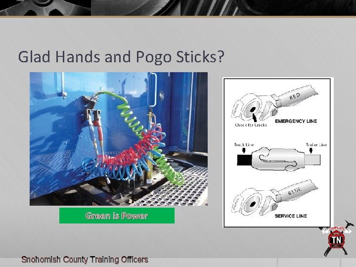 Glad Hands and Pogo Sticks? Green is Power Snohomish County Training Officers 