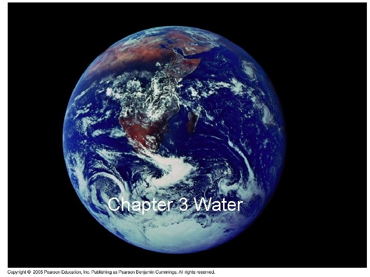 Chapter 3 Water 