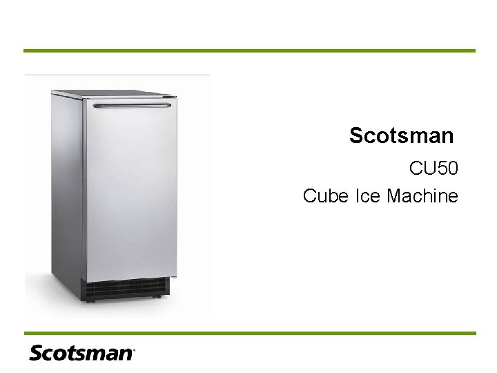 Scotsman CU 50 Cube Ice Machine 