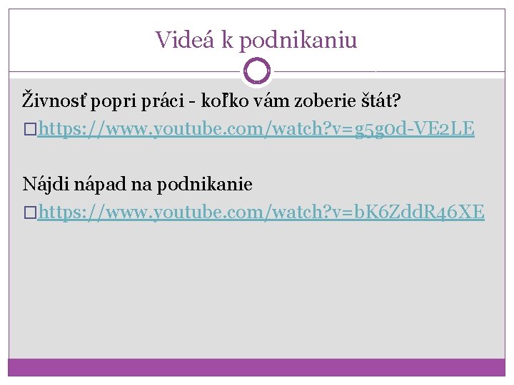 Videá k podnikaniu Živnosť popri práci - koľko vám zoberie štát? �https: //www. youtube.