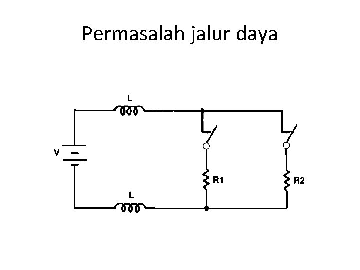 Permasalah jalur daya 