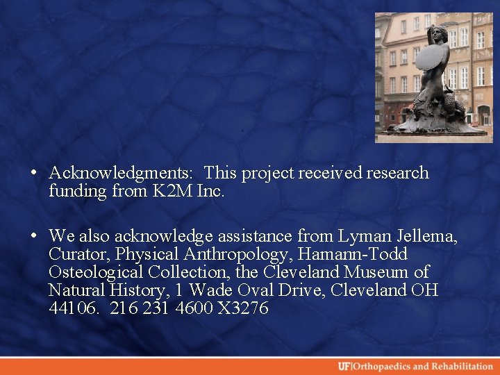  • Acknowledgments: This project received research funding from K 2 M Inc. •