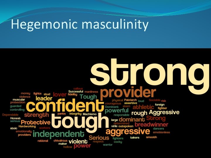 Hegemonic masculinity 