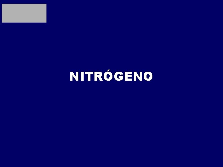 NITRÓGENO 