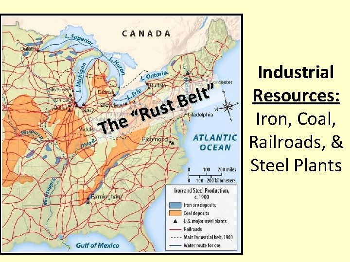 ” t l e B t s u R “ The Industrial Resources: Iron,