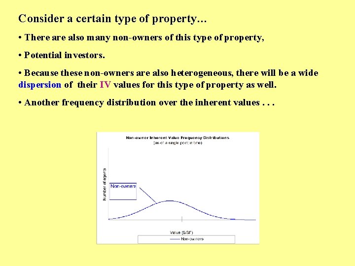 Consider a certain type of property… Consider a certain type of property • There