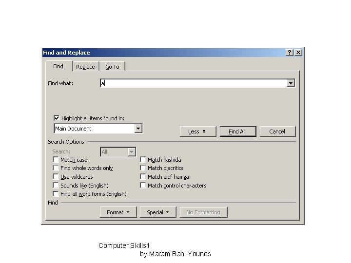 Computer Skills 1 by Maram Bani Younes 