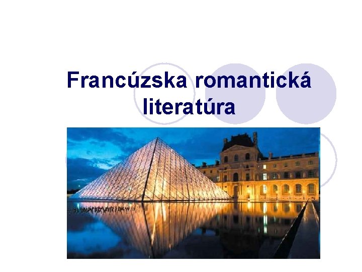 Francúzska romantická literatúra 