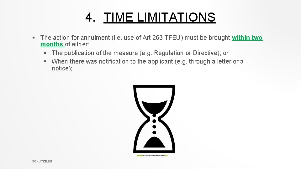 4. TIME LIMITATIONS § The action for annulment (i. e. use of Art 263