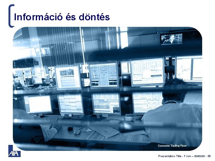 Információ és döntés Presentation Title - From – 00/00/00 - 36 