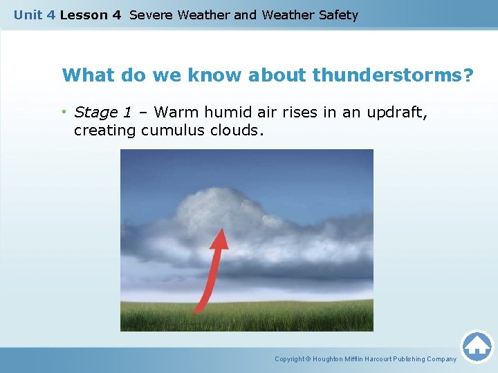 Unit 4 Lesson 4 Severe Weather and Weather Safety What do we know about