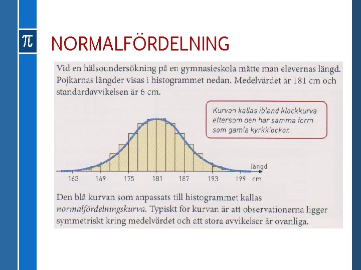 NORMALFÖRDELNING 