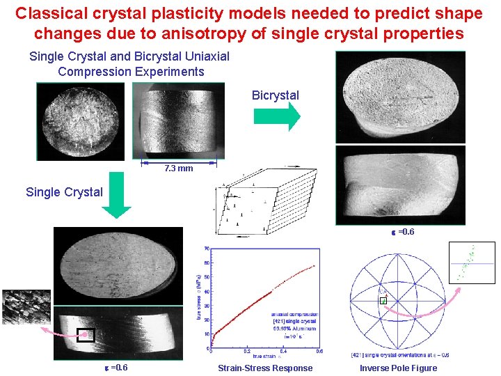 Classical crystal plasticity models needed to predict shape changes due to anisotropy of single Classical crystal plasticity models needed to predict shape changes due to anisotropy of single