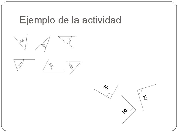 Ejemplo de la actividad 90 90 90 