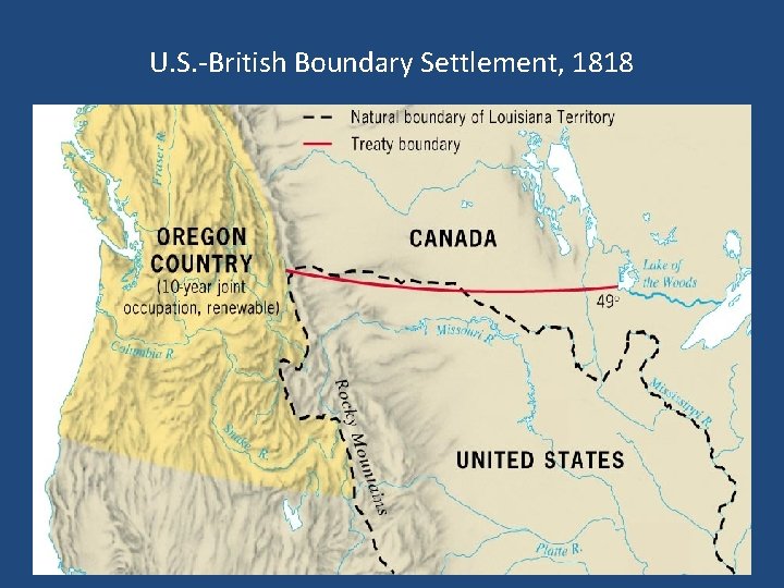 U. S. -British Boundary Settlement, 1818 