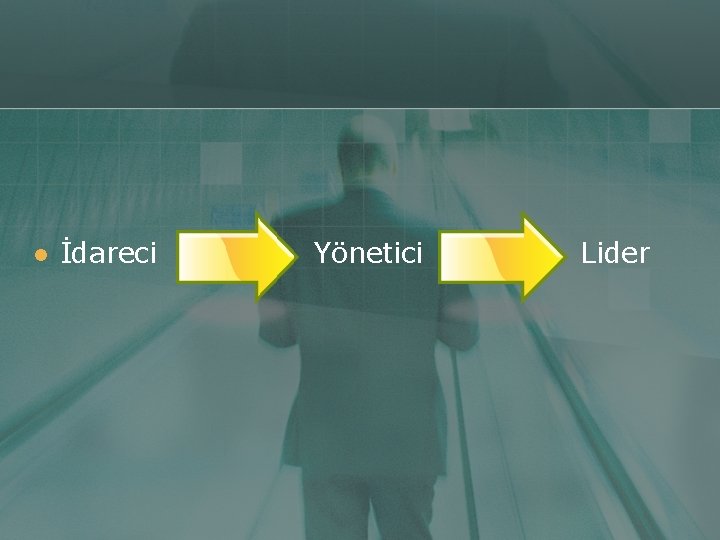 l İdareci Yönetici Lider 