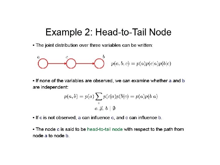 Bayesian Networks Ii What Bayesian Networks Are Good