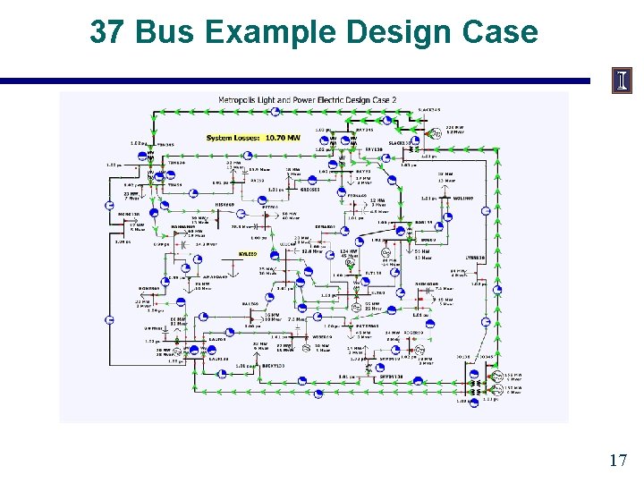 37 Bus Example Design Case 17 