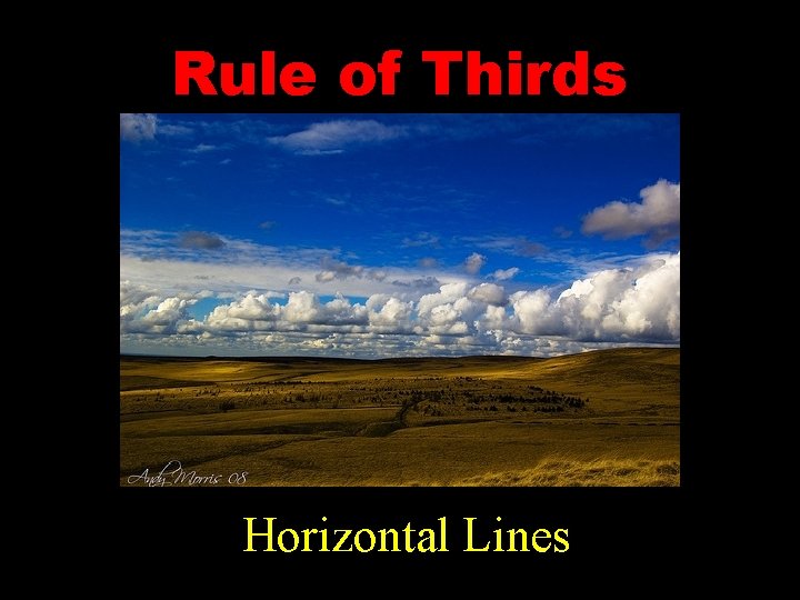 Rule of Thirds Horizontal Lines 