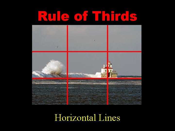 Rule of Thirds Horizontal Lines 