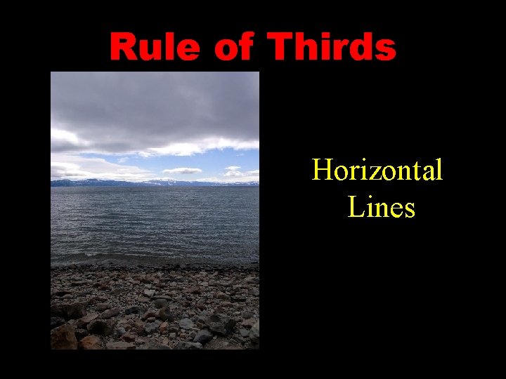 Rule of Thirds Horizontal Lines 