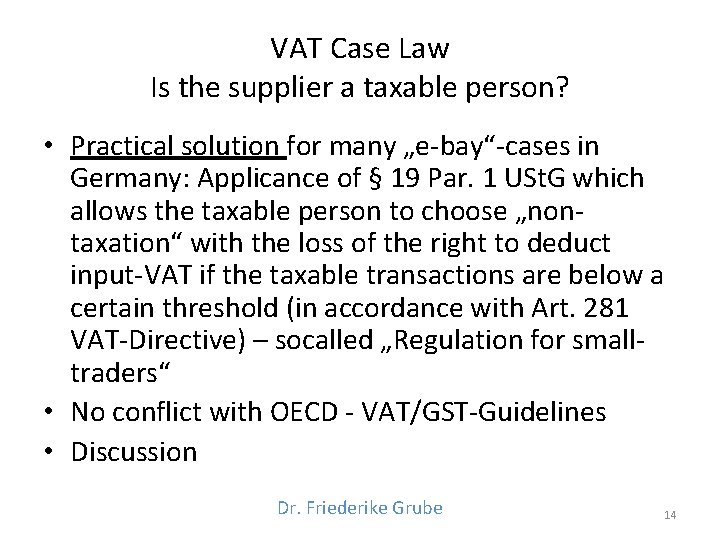 germany vat law
