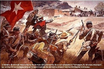 La Bataille de Glorieta Pass livrée les 26 -28 mars 1862, fait partie de La Bataille de Glorieta Pass livrée les 26 -28 mars 1862, fait partie de