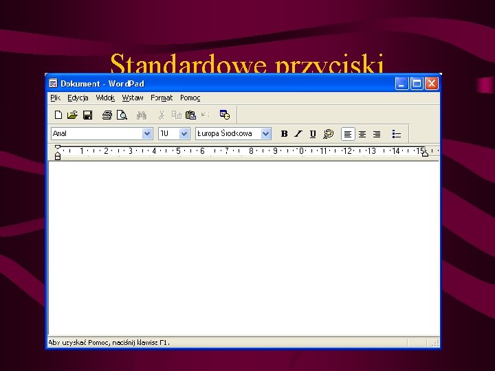 Standardowe przyciski 