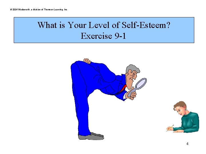 © 2004 Wadsworth, a division of Thomson Learning, Inc What is Your Level of © 2004 Wadsworth, a division of Thomson Learning, Inc What is Your Level of