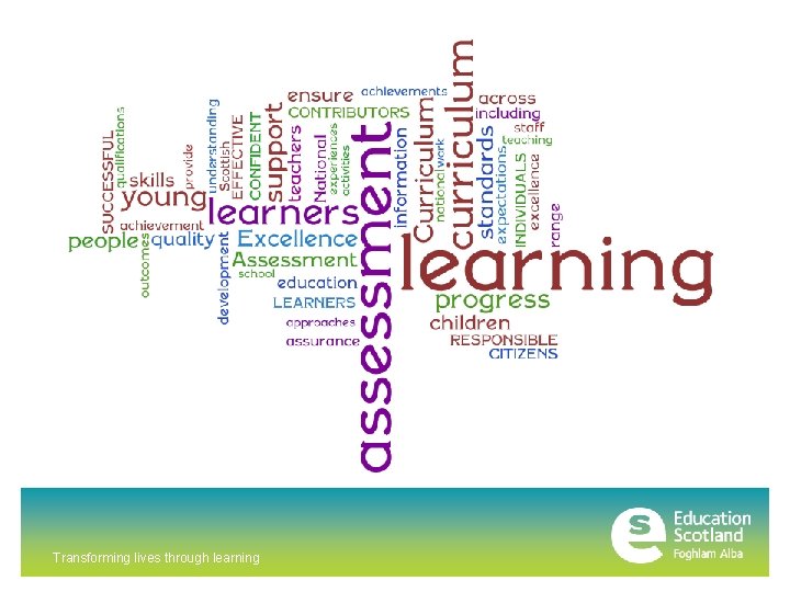 Transforming lives through learning 