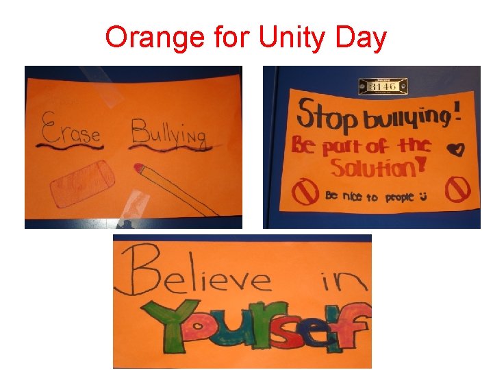 Orange for Unity Day 