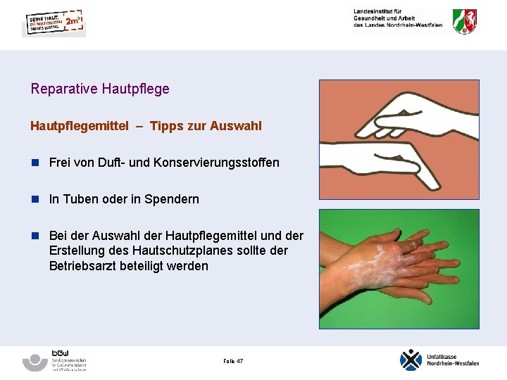 Reparative Hautpflegemittel – Tipps zur Auswahl n Frei von Duft- und Konservierungsstoffen n In