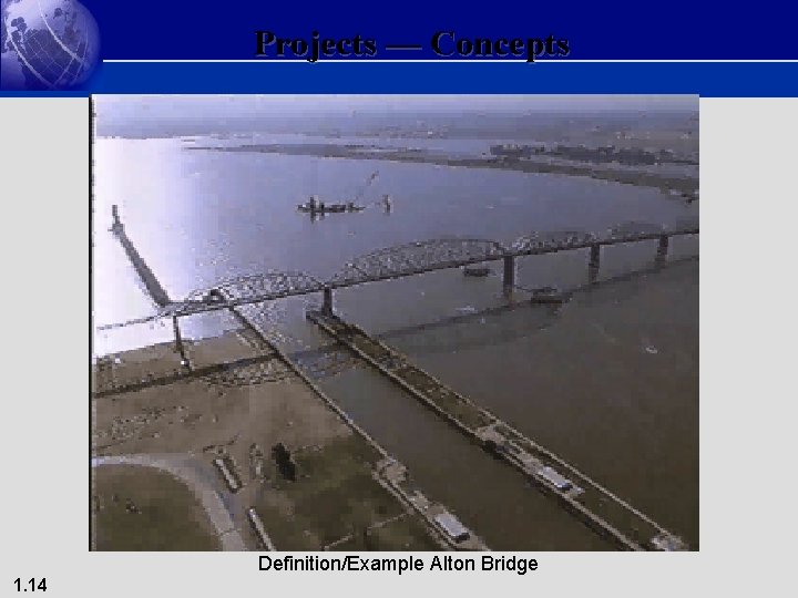 Projects — Concepts PM 1 Definition/Example Alton Bridge 1. 14 