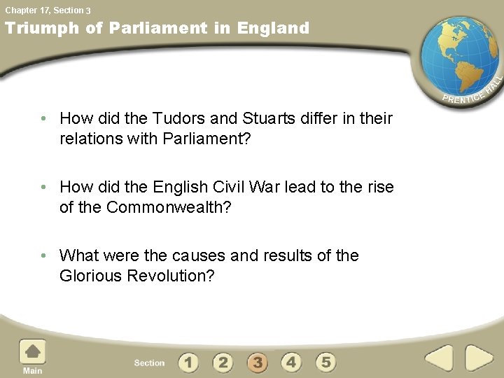 Chapter 17, Section 3 Triumph of Parliament in England • How did the Tudors