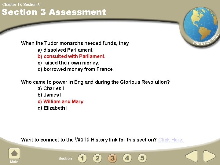 Chapter 17, Section 3 Assessment When the Tudor monarchs needed funds, they a) dissolved