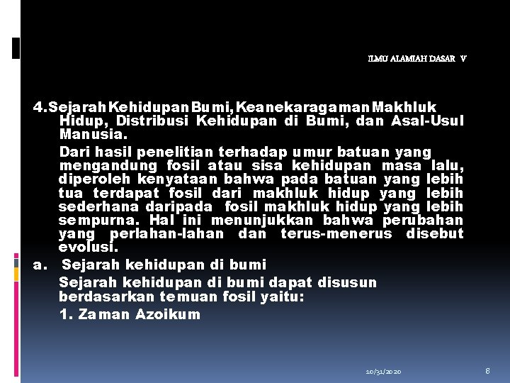 ILMU ALAMIAH DASAR V 4. Sejarah. Kehidupan. Bumi, Keanekaragaman Makhluk Hidup, Distribusi Kehidupan di