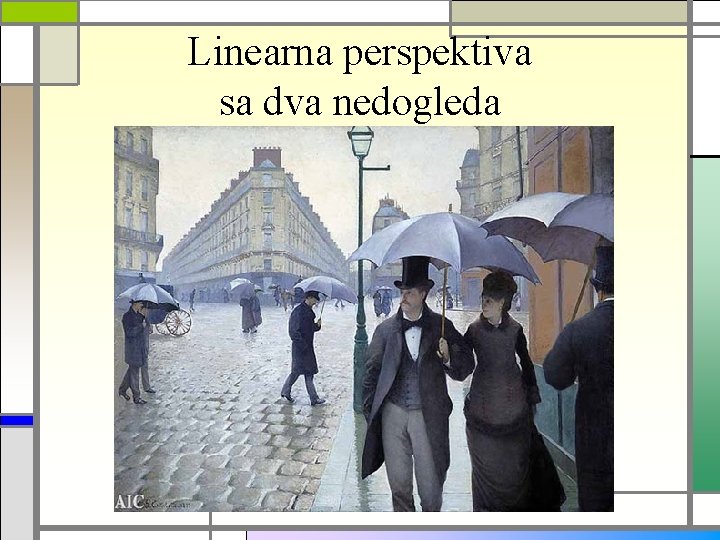 Linearna perspektiva sa dva nedogleda 