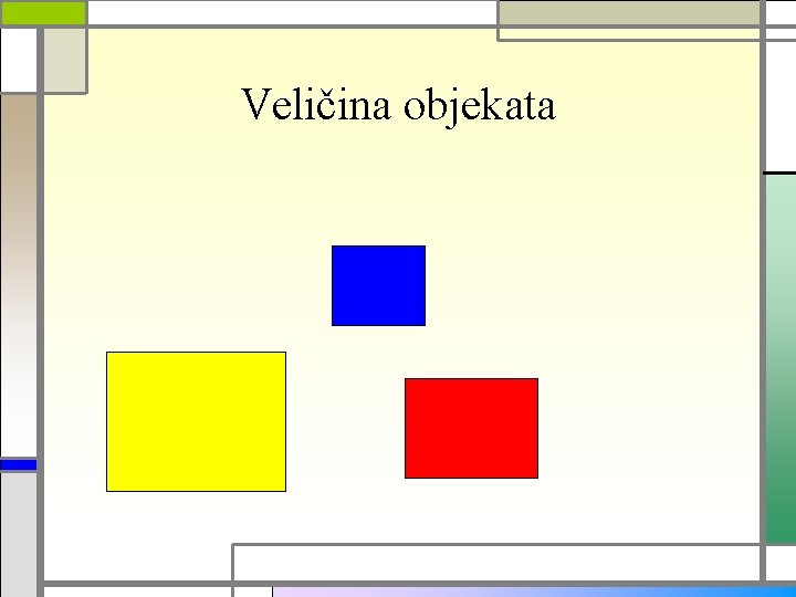 Veličina objekata 