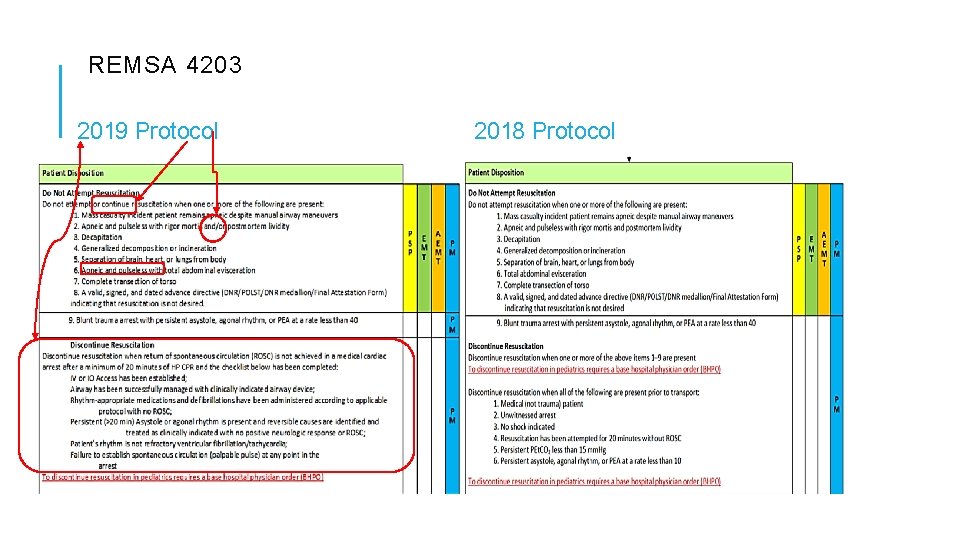 REMSA 4203 2019 Protocol 2018 Protocol 