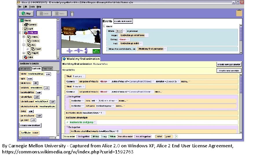 By Carnegie Mellon University - Captured from Alice 2. 0 on Windows XP, Alice