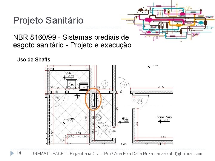 Projeto Sanitário NBR 8160/99 - Sistemas prediais de esgoto sanitário - Projeto e execução