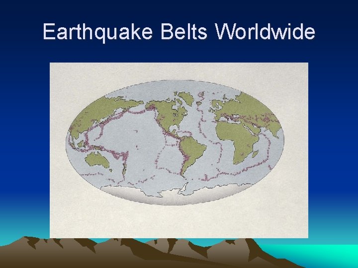 Earthquake Belts Worldwide 