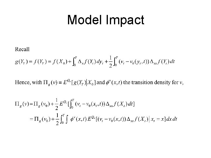 Model Impact 