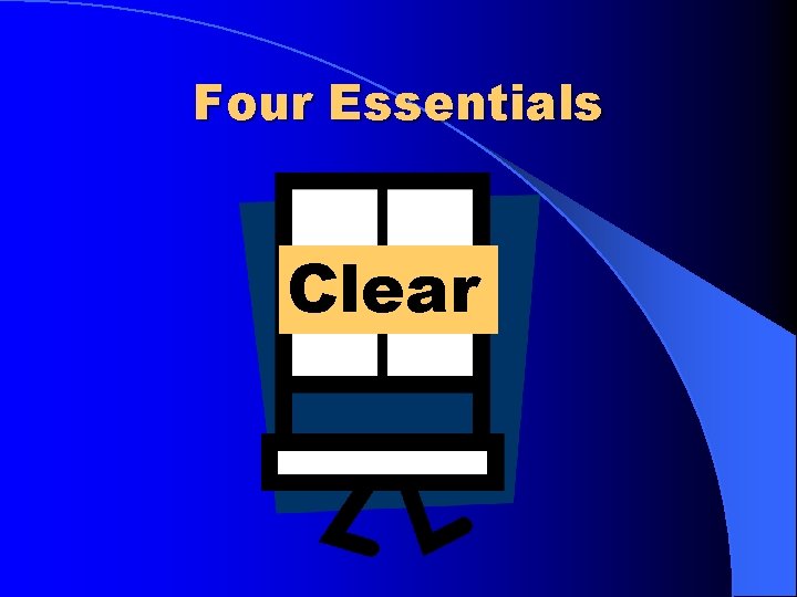 Four Essentials Clear 