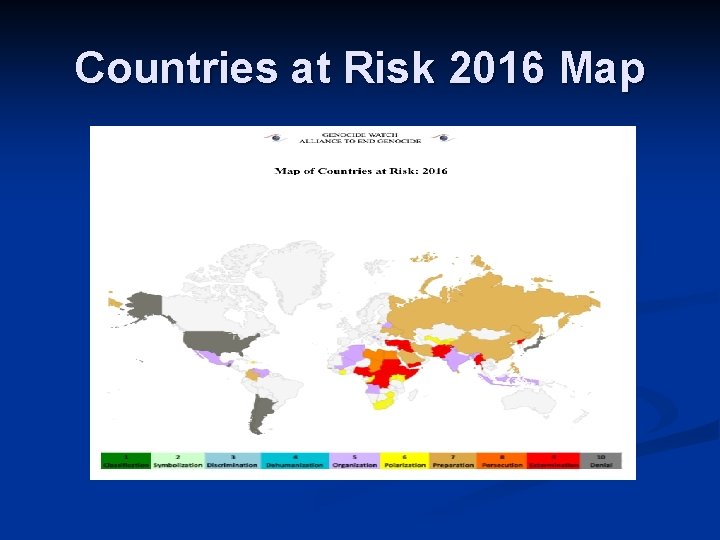 Countries at Risk 2016 Map 