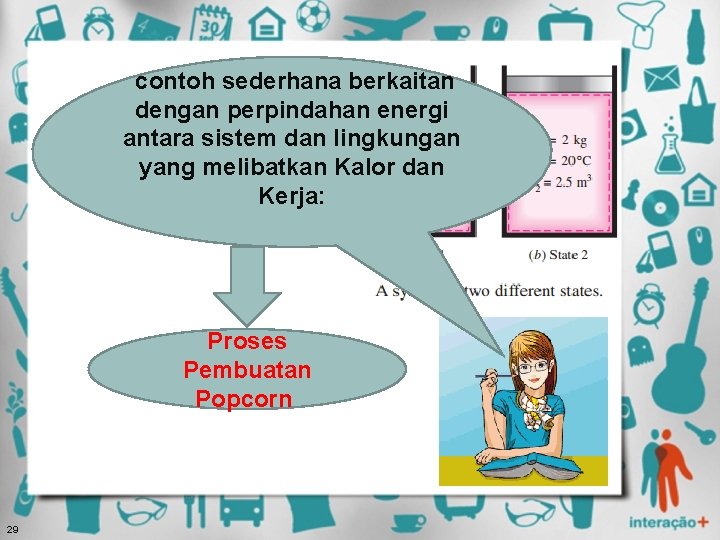  contoh sederhana berkaitan dengan perpindahan energi antara sistem dan lingkungan yang melibatkan Kalor